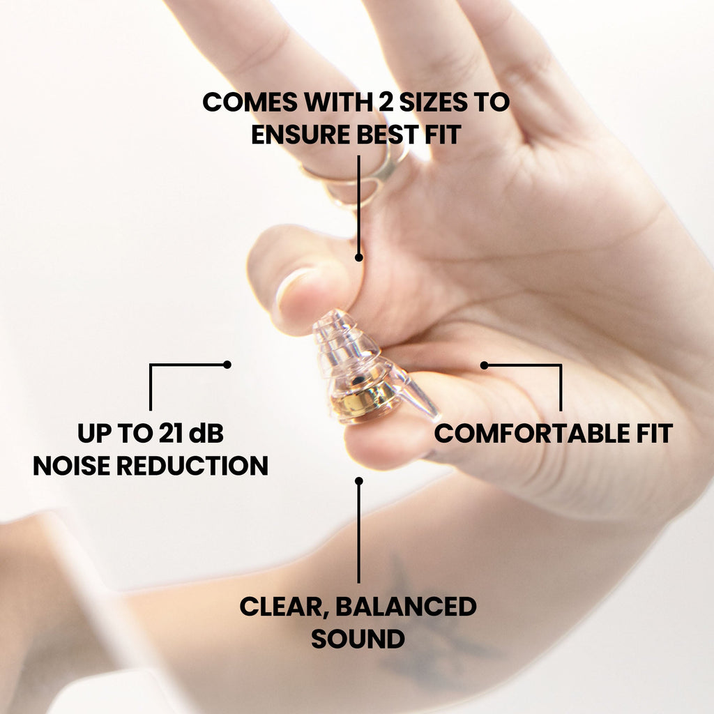 High Fidelity Earplugs: Gold Edition