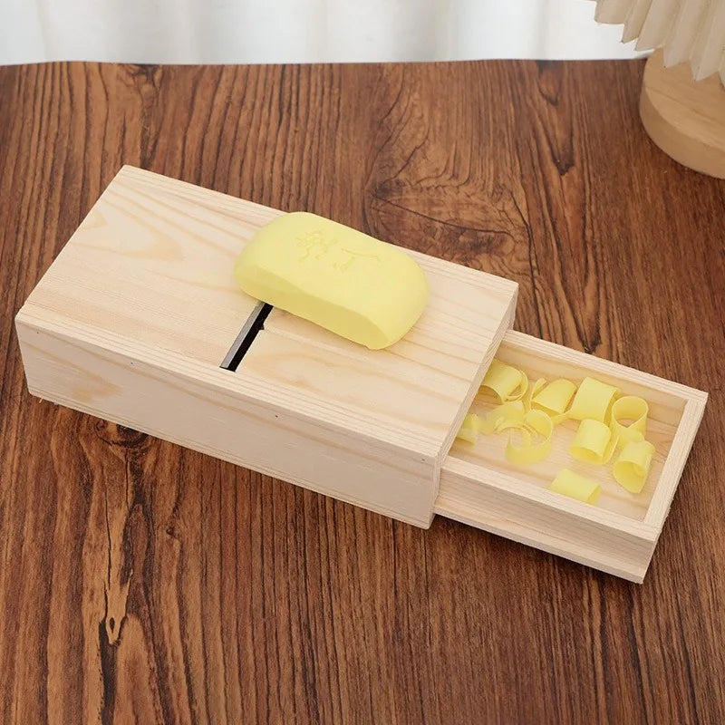 Wooden handmade soap trimmer cold process soap edge trimmer plane soap cutter tool