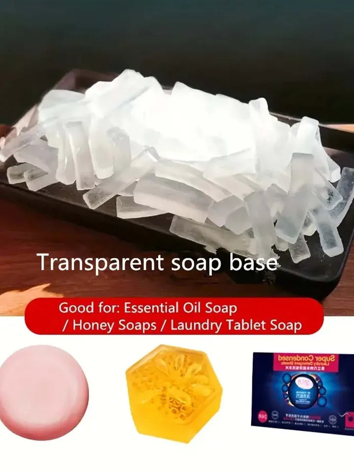 1 Bag of Clear Soap Base Soap Making Base Craft Kit Natura Soap Base Hand Soap Bar Base Soap Bar for Diy Organic Soap Bar Base