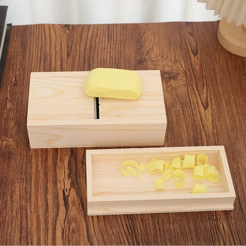 Wooden handmade soap trimmer cold process soap edge trimmer plane soap cutter tool