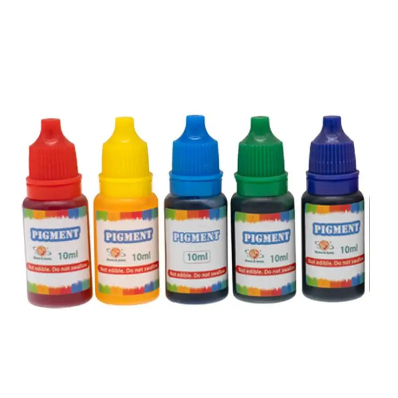 10ml 5pcs/Set Food Grade Experimental Dyeing Pigment Crystal Colorant Epoxy DIY Candle Soap Coloring Handmade Crafts Pigment