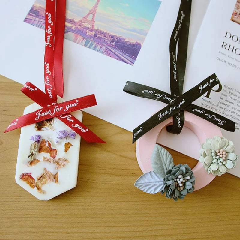 DIY Soap Mold Silicone Mold 6-cavity Wax Label Gypsum Hanging Solid Bottom Plate Silicone Mold Handmade Hexagonal Epoxy Soap